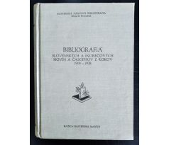 Bibliografia slovenských a inorečových novín a časopisov z rokov 1919 - 1938