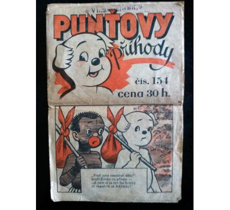 Punťovy příhody č. 154, komiks / 1940