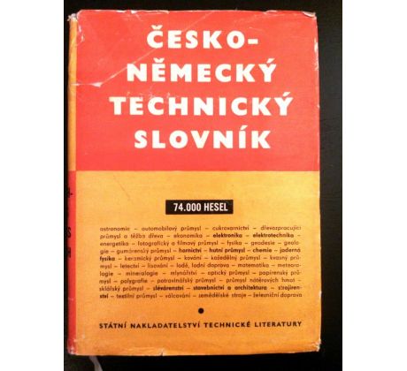 Česko-německý technický slovník/Tschechisch-Deutsches technisches wörterbuch