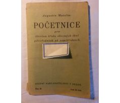 Augustin Matolín. Početnice pro čtvrtou třídu obecných škol pětitřídních až osmitřídních