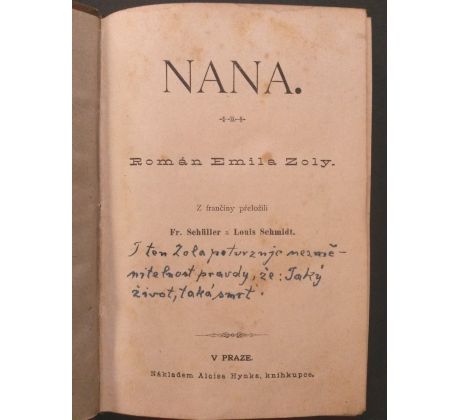 NANA. Román Emila Zoly