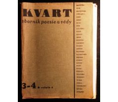 KVART. Sborník poesie a vědy / ROČNÍK 4 / 3 - 4 DÍL