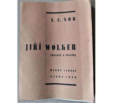 A. C. Nor. Jiří Wolker / PODPIS