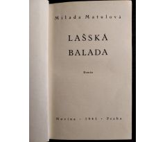 MATULOVÁ, M. Lašská balada