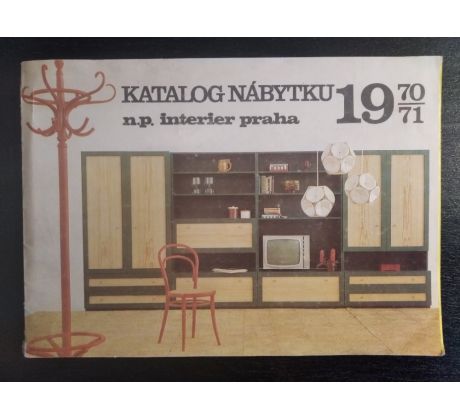 KATALOG NÁBYTKU / Interier Praha 1970 - 1971