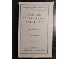 BROUSIL, A. Přehled českých křestních jmen / 1934