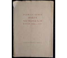 ZEMEK, O. Harfa na Troskách. Básně 1936 - 1937 / J. RIEDL