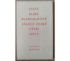 Svatá Klára Blahoslavené Anežce České / A. Vyskočil