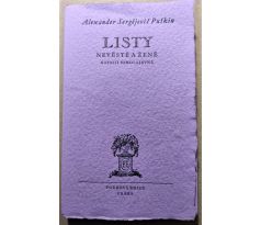 A. S. Puškin. Listy / J. Šindler