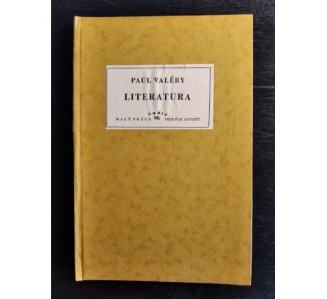 VALÉRY, P. Literatura