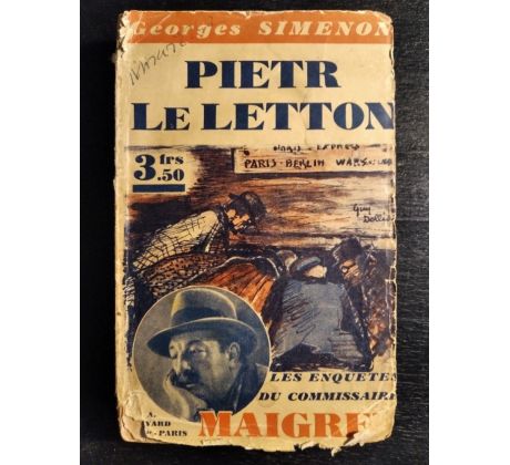 SIMENON, G. Pietr Le Letton. Maigret / Mrkvička PODPIS