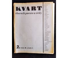 KVART. Sborník poesie a vědy / ČÍSLO 2 / ROČNÍK 4