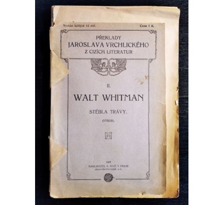 Whitman, W. Stébla trávy / 1907