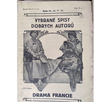 Alexandre Dumas. Drama Francie / Alfons Mucha