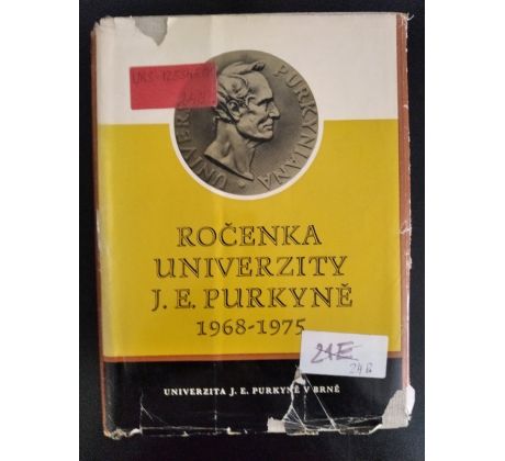 Ročenka univerzity J. E. Purkyně 1968 - 1975