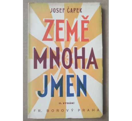 Čapek, Josef. Země mnoha jmen