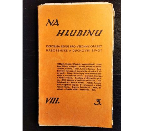 NA HLUBINU / VIII. / 3.