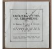 V. Umělecká výstava na Štramberku / O. Blažíček, St. Lolek, J. Obrovský, J. Štursa