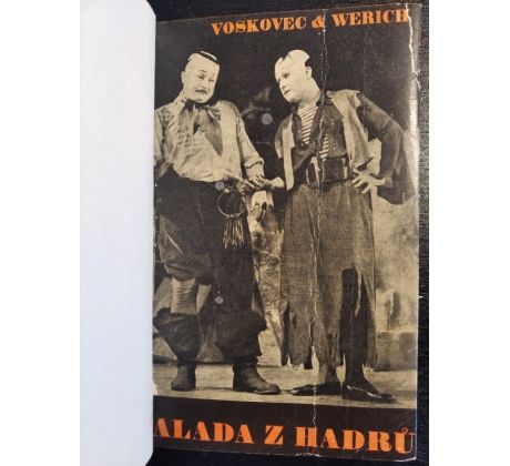 VOSKOVEC, J. / WERICH, J. Balada z hadrů / 1936