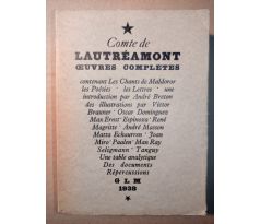 Comte de Lautréamont. Oeuvres complètes / Breton, Miro, Man Ray, Ernst, Domingues / Surrealismus