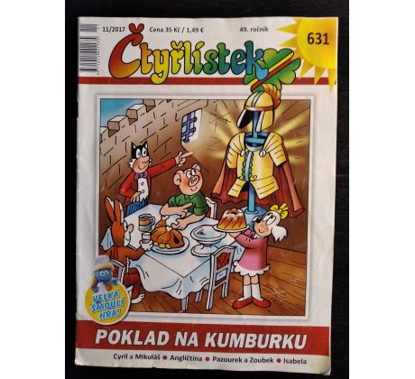 ČTYŘLÍSTEK Poklad na Kumburku / č. 631