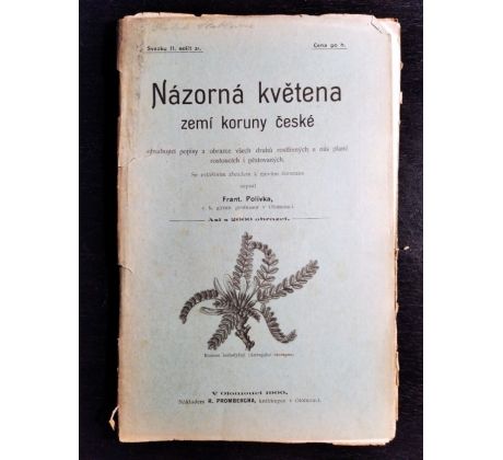 POLÍVKA, F. Názor toná květena zemí Koruny české / II. SVAZEK / SEŠIT 21 / 1900
