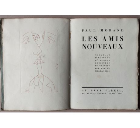 Paul Morand. LES AMIS NOUVEAUX / Jean Hugo