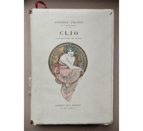 Anatole France. CLIO / litografie Alfons Mucha