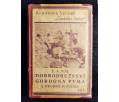 POE, E. A. Dobrodružství Gordona Pyma a drobné povídky