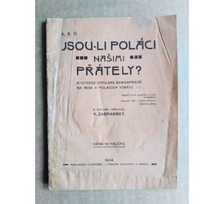 Jsou-li Poláci našimi přátely? / 1908