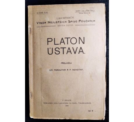PLATON. Ústava / ROČNÍK XXI. / SEŠIT  3/5 (794/796)