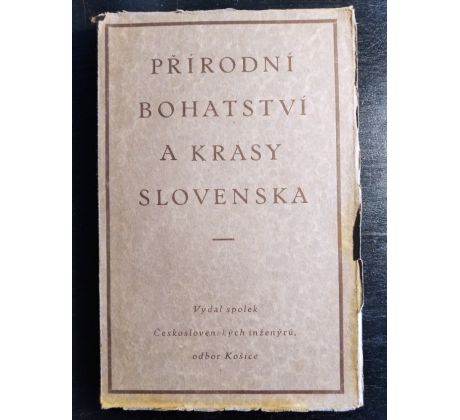 Přírodní bohatství a krásy Slovenska / 1923