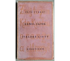 Karel Čapek. Italské listy / Josef Čapek