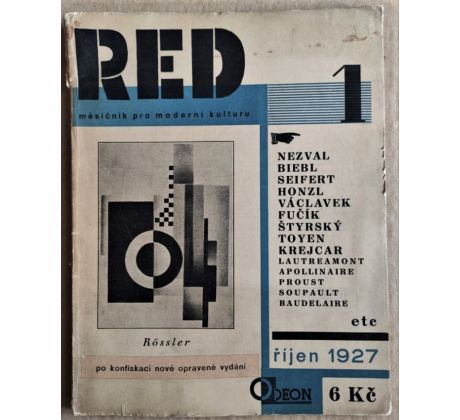 Karel Teige. ReD - měsíčník pro moderní kulturu / 1927