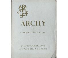 Archy 3. k Hromnicím L. P. 1927 / Michael Florian