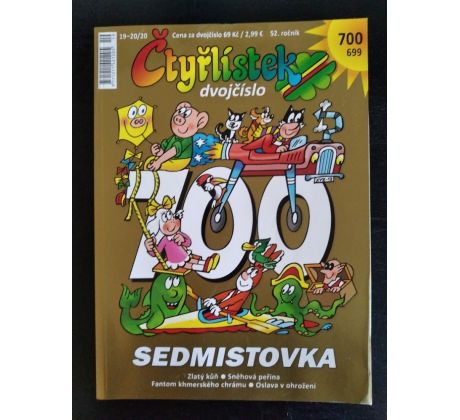 ČTYŘLÍSTEK. Dvojčíslo. Sedmistovka / č. 699 / 700