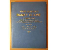 Judr. Václav Peča. První desetiletí banky Slavie