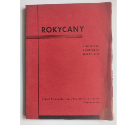 Rokycany. Historické a kulturní skizzy