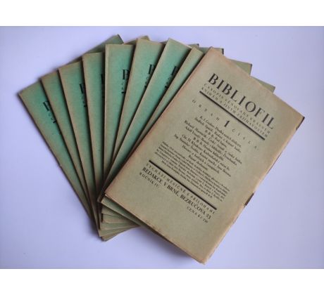 Bibliofil. Časopis věnovaný krásným knihám a jiným zajímavostem / 1926