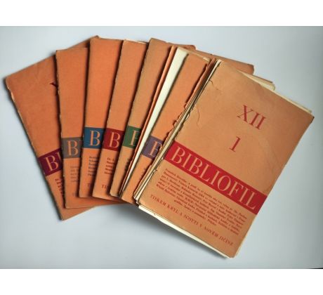 Bibliofil. Časopis pro pěknou knihu a její úpravu - XIII. ročník