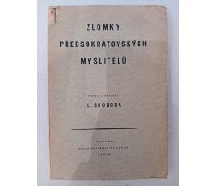 Zlomky předsokratovských myslitelů/1944