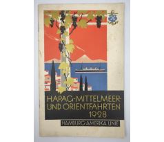 Hapag-Mittelmeer und orinetfahrten 1928