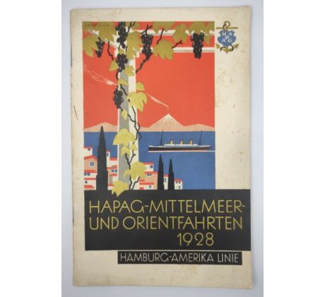 Hapag-Mittelmeer und orinetfahrten 1928