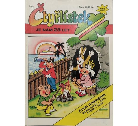 Čtyřlístek. Čtyři Robinsoni / č. 221