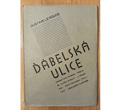 LE ROUGE, G. Ďábelská ulice