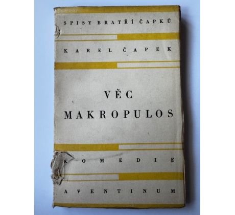 Karel Čapek. Věc Makropulos