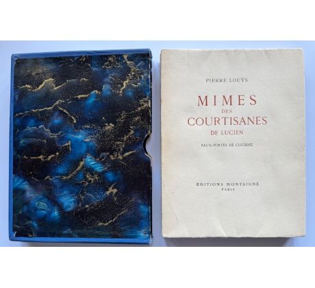 Pierre Louÿs. MIMES DES COURTISANES DE LUCIEN / Otakar Kubín