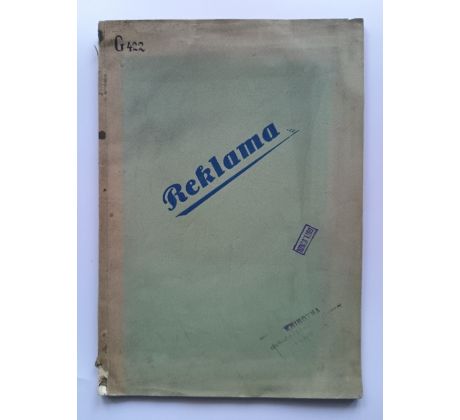 REKLAMA. Sestavil F. SVĚNTÝ / RARITA!