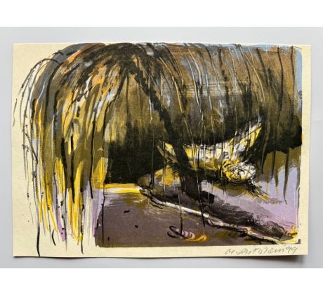 Michael Rittstein / barevná litografie