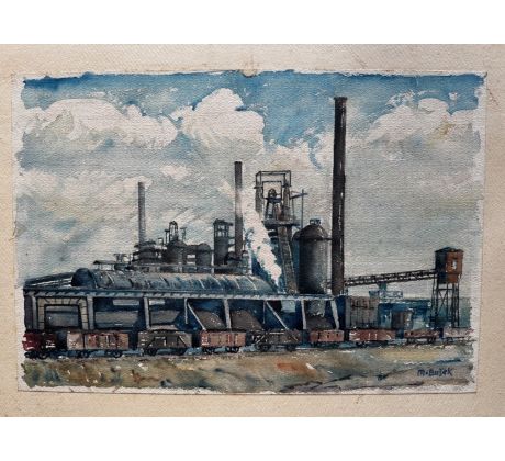 Boušek, M. Industriální motiv / železárny